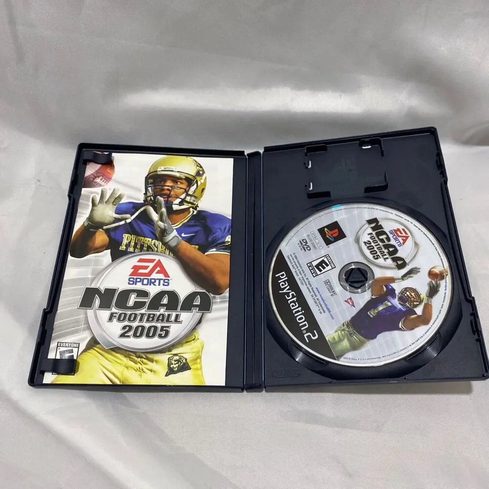 NCAA Football 2005 For Playstation 2 With Case and Manual PS2